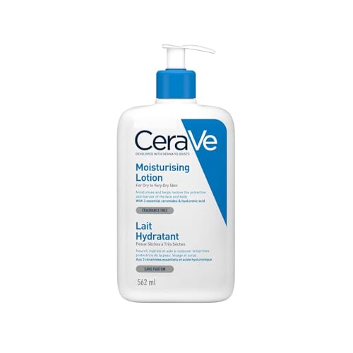 CeraVe Lozione Idratante Viso e Corpo 562ml con Acido Ialuronico e 3 Ceramidi