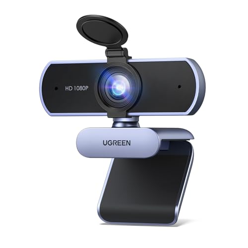 UGREEN Webcam Full HD 1080P 30FPS USB con 2 Microfoni
