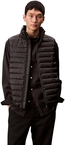Calvin Klein Gilet Uomo in Nylon Nero
