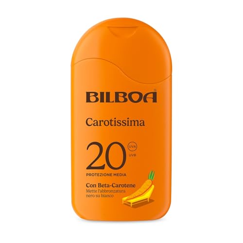 Bilboa Carotissima Latte Solare SPF 20 Abbronzante Corpo