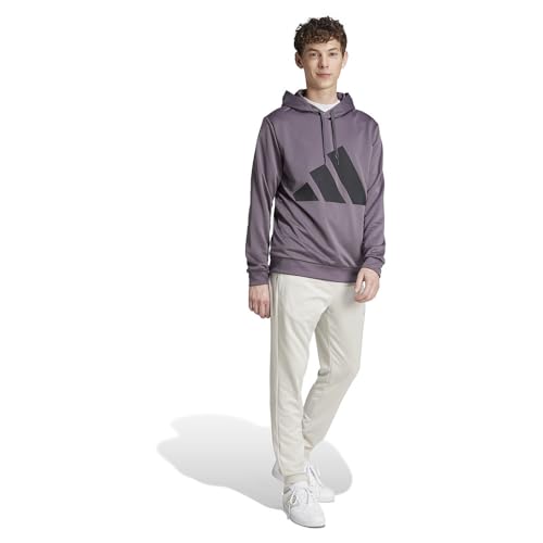 adidas Uomo Big Logo French Terry Felpa con Cappuccio
