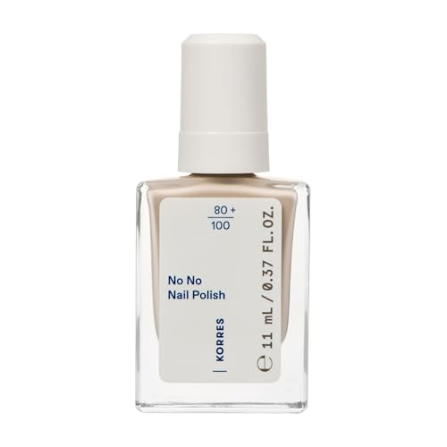 KORRES No No Nail Polish 25 Beigy Pink – Smalto Vegano 10-Free Effetto Gel, 11 ml