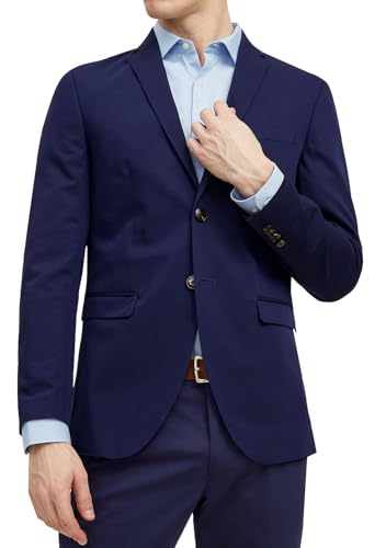 JACK & JONES Jprfranco Blazer Noos Uomo Camicia casual Medieval Blue