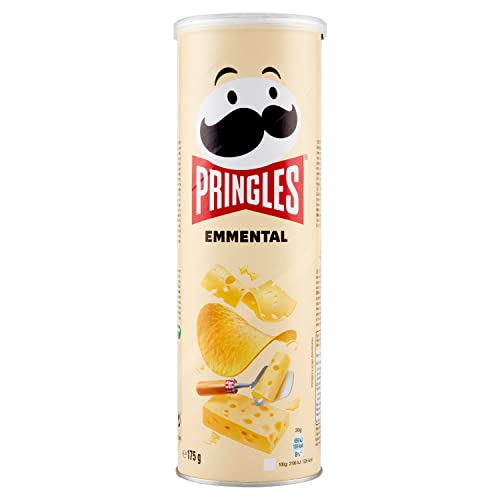 Pringles Emmental Chips al Gusto di Formaggio, 175g