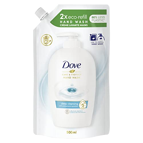 Dove Care & Protect Sapone Liquido Mani Ricarica 500ml