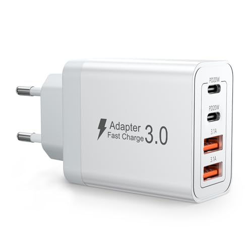Caricatore USB-C 40W PD3.0 con 4 Porte