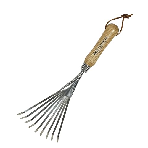 Spear & Jackson 5200KEW Mini Rastrello da Bordo Kew Gardens, Acciaio Inox