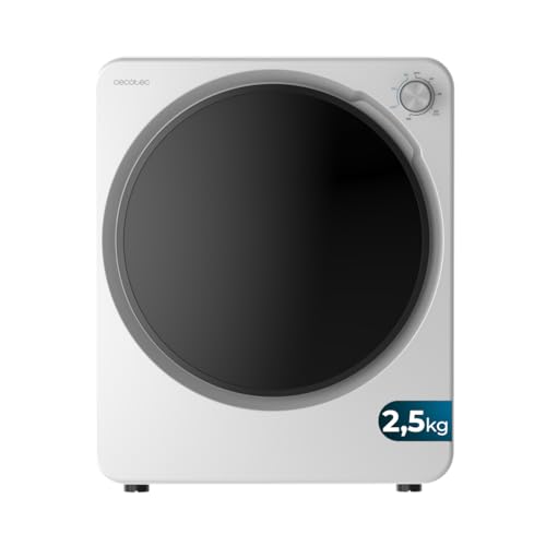 Cecotec Asciugatrice Compatta a Evacuazione 2,5 Kg Bolero DressCode Dry 3150V
