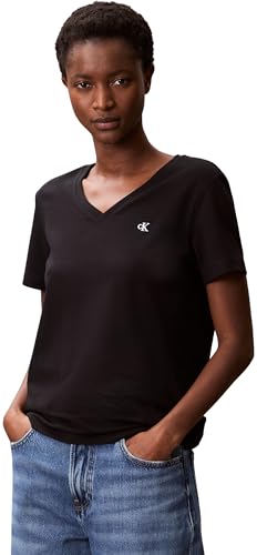 Calvin Klein Archive Jersey VNK Tee Maglietta Donna, Grigio, S
