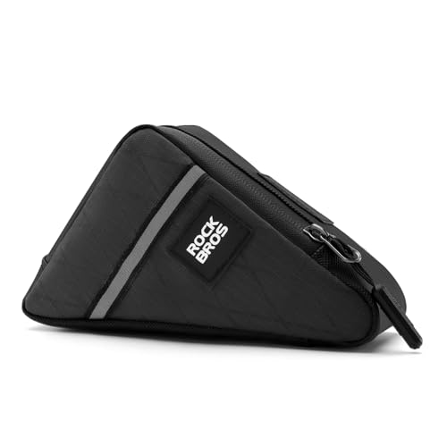 ROCKBROS Borsa Telaio per Bici Brompton, Borsa Triangolare per Bici Pieghevole, Toolkit Brompton, 3L/2.5L, Nero, Blu, Cachi, Verde Militare, Bianco