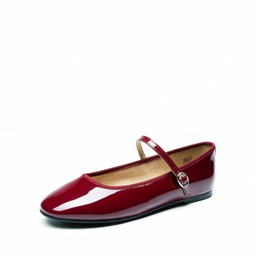 DREAM PAIRS Ballerine Mary Jane Donna Punta Tonda