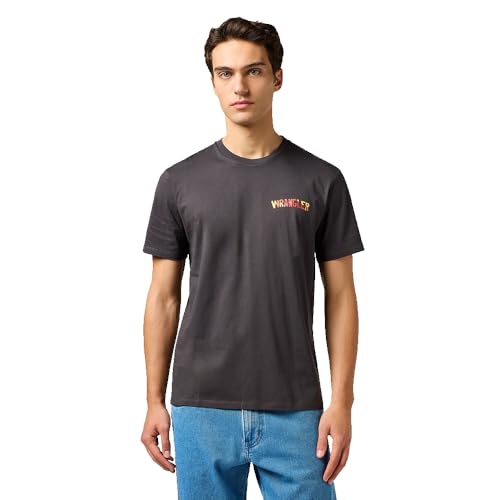 Wrangler Maglietta da Uomo Big Graphic Tee