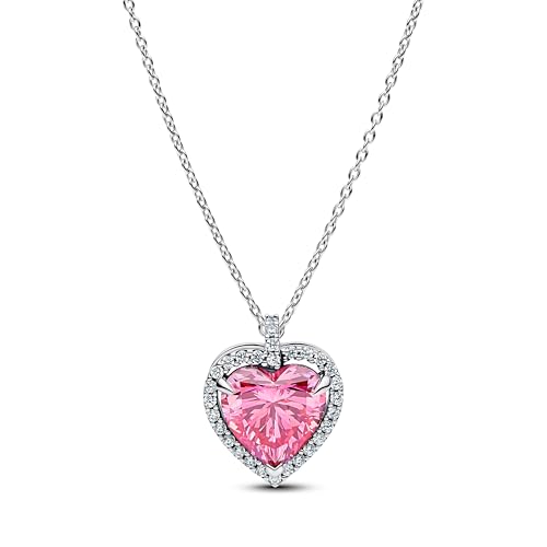 PANDORA Timeless Collana cuore rosa