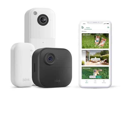 Blink Outdoor 4 Videocamera di Sicurezza Wireless + Videocitofono supplementare