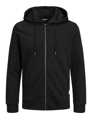 JACK & JONES Jjebasic Sweat Zip Hood Noos Felpa con Cappuccio Uomo