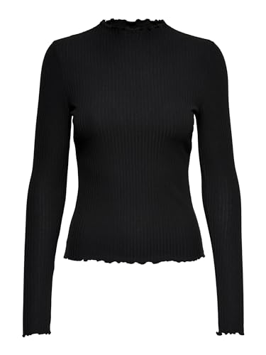 NOS Donna Onlemma L/s High Neck Top Jrs Maglia a Maniche Lunghe