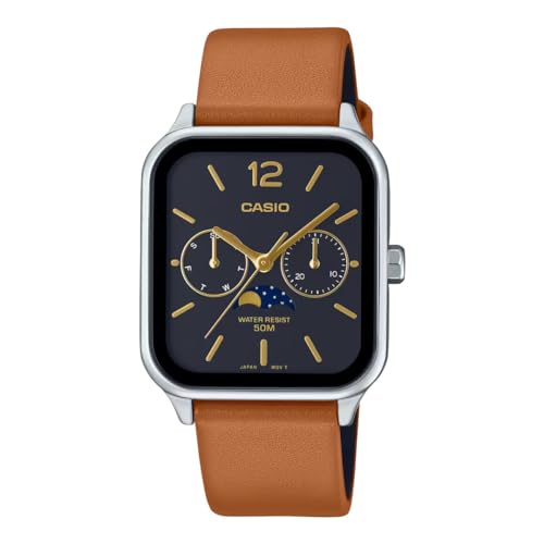 Casio MTP-M305L-1AVER Orologio Analogico con Fasi Lunari