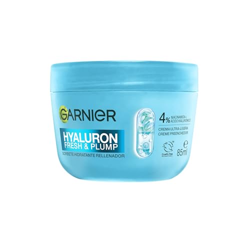 Garnier Hyaluron Fresh & Plump Sorbetto Idratante Riempitore con Niacinamide e Acido Ialuronico, 85 ml