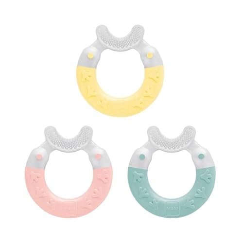MAM Bite & Brush Dentaruolo Massaggia Gengive Neonati 3+ Mesi