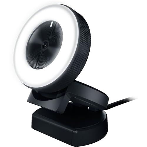 Razer Kiyo Fotocamera Web USB con Anello Luce HD 720p 60 FPS