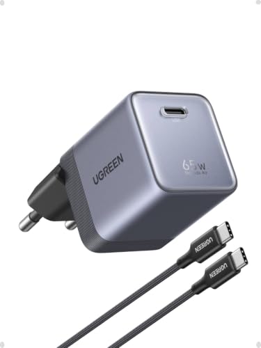 UGREEN Nexode Air 65W Caricatore USB C con Cable USB C
