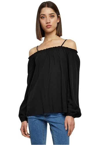 Urban Classics Ladies Cold Shoulder Longsleeve Donna Maglia Maniche Lunghe