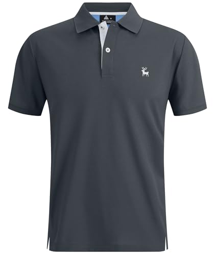 ZITY Polo Uomo Manica Corta T-Shirt per Sport & Casual Confort Morbido