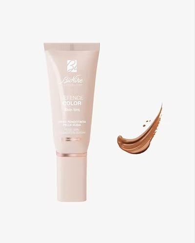 BioNike Defence Color - Skin Tint Siero Fondotinta Leggero SPF 15, con Acido Ialuronico, Blend Multivitaminico e Fitocomplesso Antiossidante, Texture Leggera, Coprenza Modulabile, 30ml, N.70