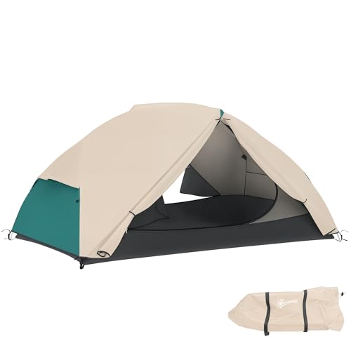 Outsunny Tenda a Cupola 2 Posti con 2 Vestiboli