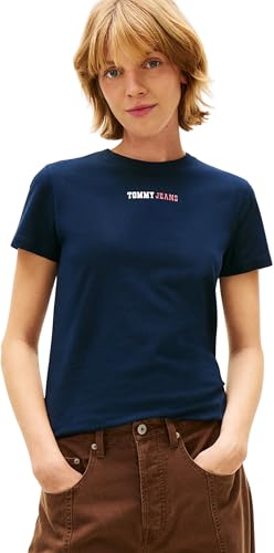 Tommy Jeans T-Shirt Donna Tjw Reg Essential Logo 2 Ext