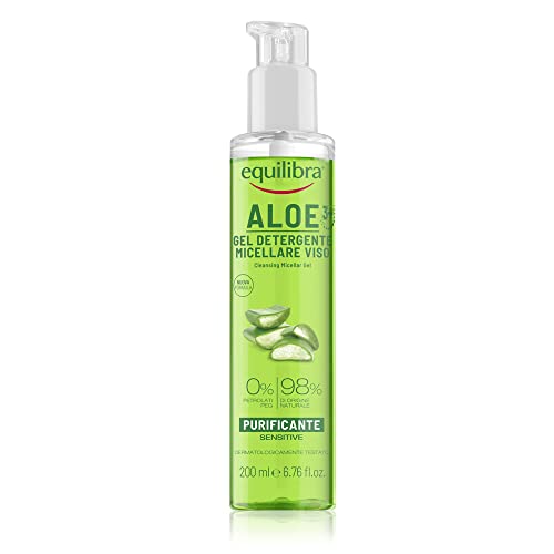equilibra Viso, Aloe Gel Detergente Micellare Viso, Gel Detergente Viso