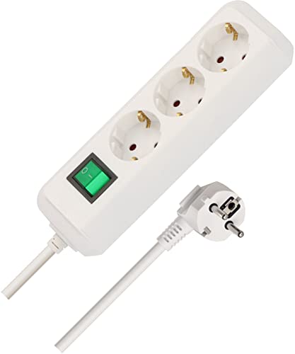 BRENNENSTUHL Eco-Line Presa 3 vie con interruttore luminoso