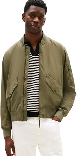 Tommy Hilfiger Bomber Uomo con Collo Baseball