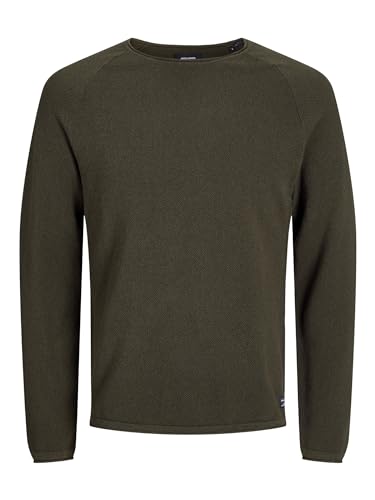 JACK & JONES Jjehill Knit Crew Neck Noos Felpa Uomo