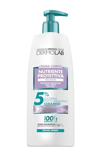 Dermolab Crema Corpo Ricca Nutriente 48H con Burro di Avocado 400 ml