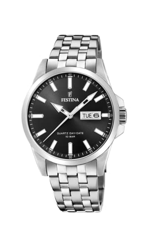 Festina Orologio Uomo Analogico in Acciaio Inossidabile 316L