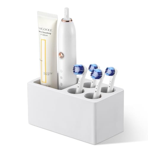 Luxspire Portaspazzolino in Diatomite 5 Slot per Bagno