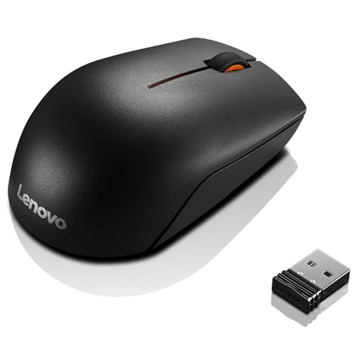 Lenovo 300 Mouse Wireless Compatto con Sensore Ottico 1000 DPI