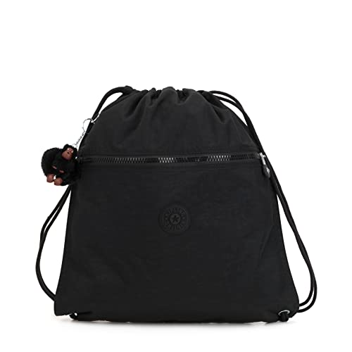 Kipling SUPERTABOO Zaino Medio, True Black