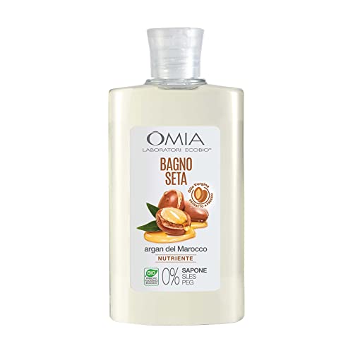 Omia Bagno Seta Erboristico all'Olio di Argan del Marocco, Bagnoschiuma 400ml
