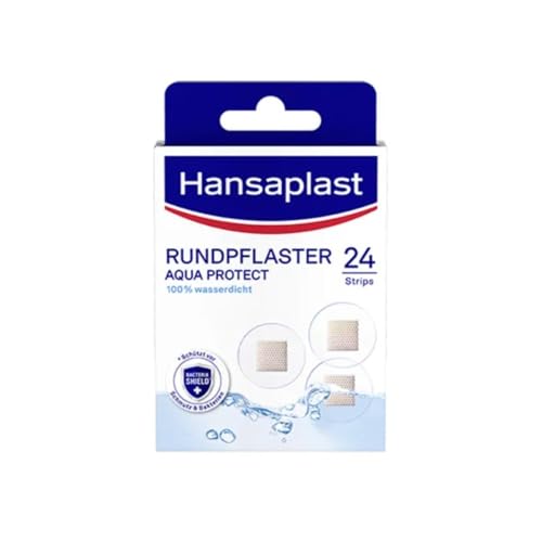 Hansaplast Aqua Protect cerotti tondi impermeabili, 24 pezzi