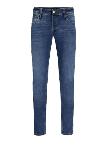 JACK & JONES Jjiliam Jjoriginal Agi 004 Noos Jeans skinny Uomo, Blu