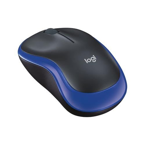 Logitech M185 Mouse Wireless, 2,4 GHz con Mini Ricevitore USB