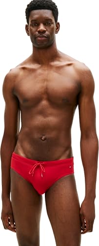 Tommy Hilfiger Slip Uomo UM0UM03726, Rosso Medio