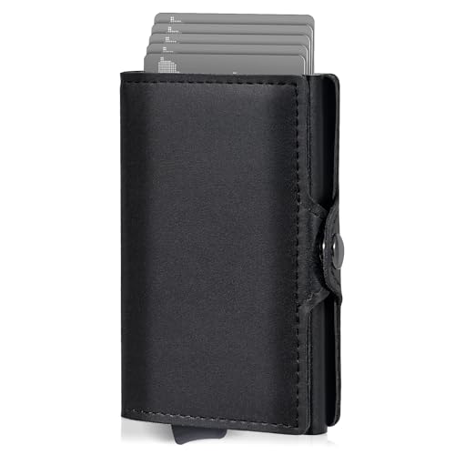 AISIR Portafoglio Uomo Slim con Protezione RFID