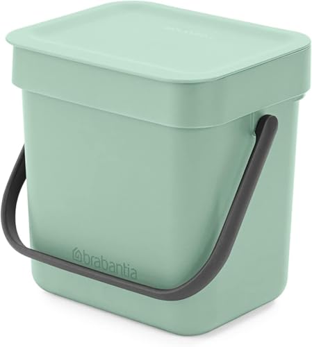 Brabantia Sort & Go Pattumiera 3L, Cestino Rifiuti Cucina Salvaspazio