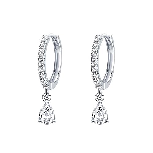 Orecchini Pendenti Donna Argento 925 Cerchio Piccoli 12mm Ipoallergenici