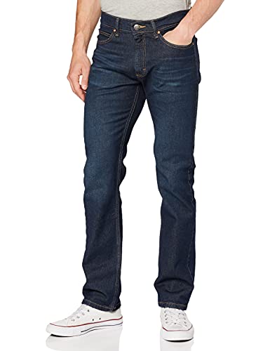 Lee Legendary Slim Road Rash Jeans Uomo Blu Mid Worn-in