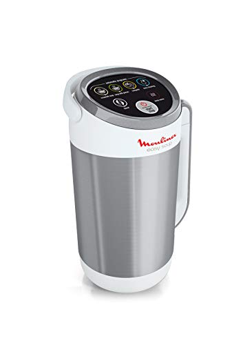 Moulinex LM841110 Easy Soup, Zuppiera Acciaio Inossidabile 1.2L 4 Programmi