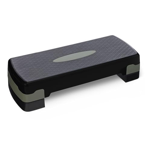 Amazon Basics Pedana Step Aerobica Regolabile per Allenamento a Casa, 68 cm